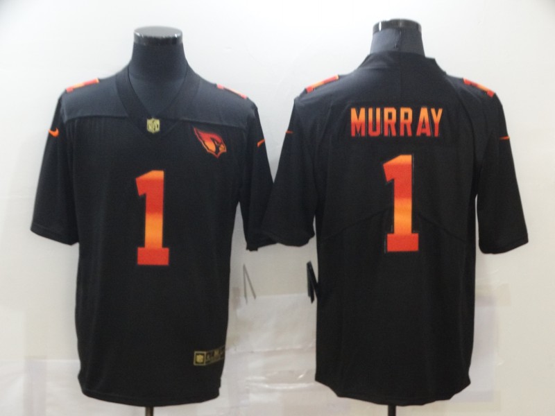 Men's Arizona Cardinals #1 Kyler Murray 2020 Black Fashion Limited Stitched Jersey